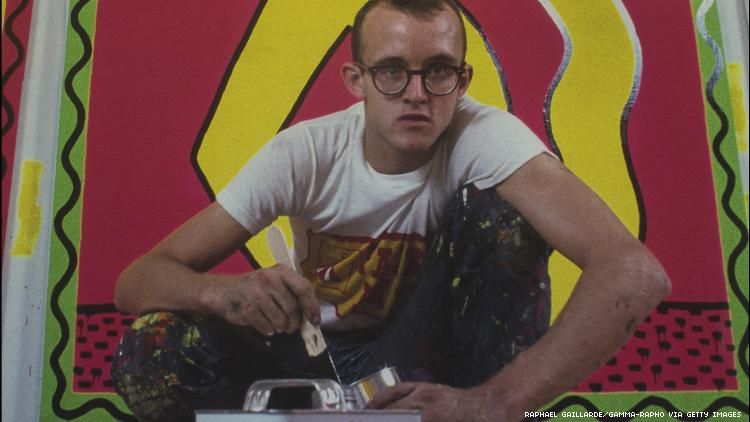 Gay artist Keith Haring