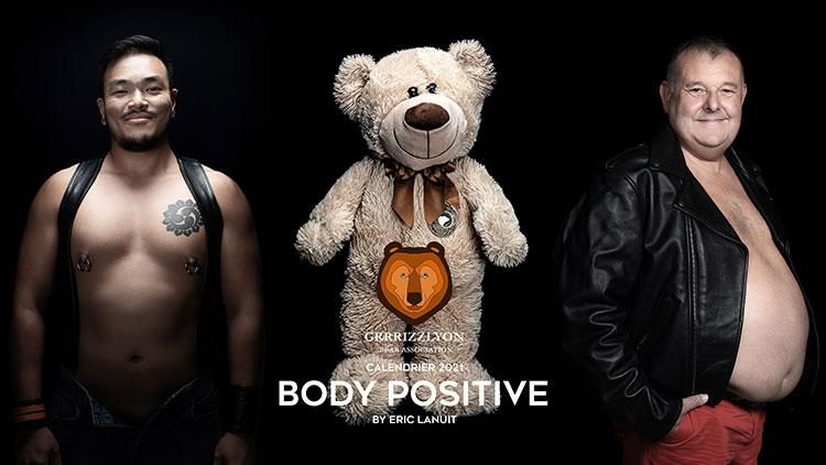 Body Positive Calendar from Grrrizzlyon by Eric Lanuit