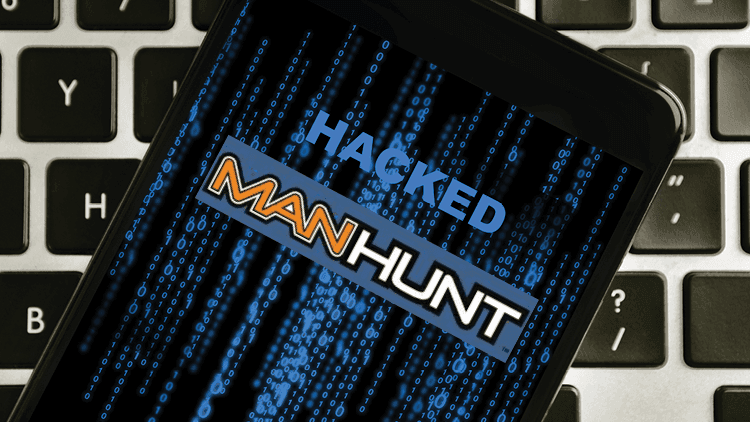 a phone that says hacked on it