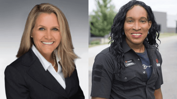 Heather Moraitis and Carvelle Estriplet