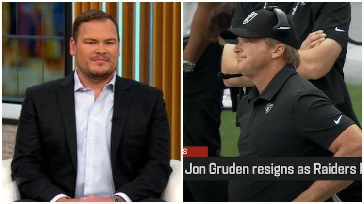 Ryan O'Callaghan and Jon Gruden