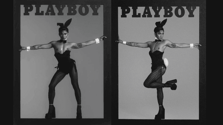 Bretman Rock in Playboy bunny suit