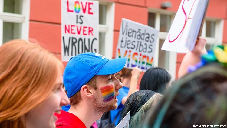 Protesting queer youth
