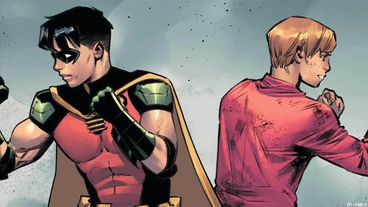 Robin and Bernard in DC Comics