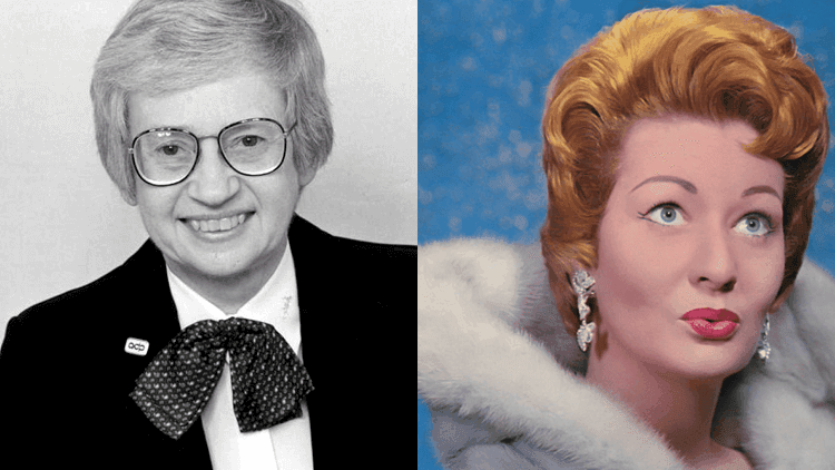 Kay Lahusen and Rusty Warren