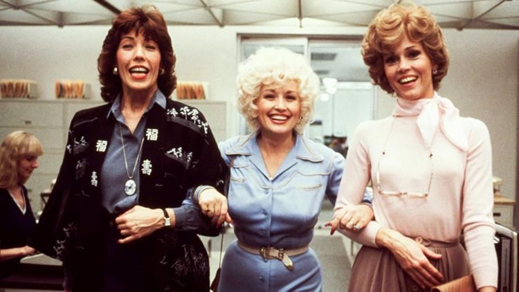 Lily Tomlin, Dolly Parton, and Jane Fonda
