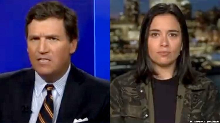 Tucker Carlson and Jamiee Michell