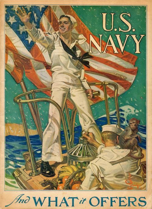 Leyendecker Navy recruitment poster
