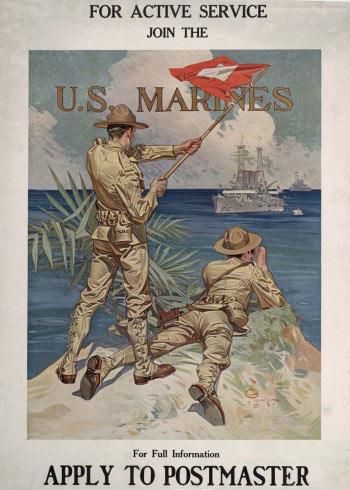 Leyendecker Marine recruitment poster