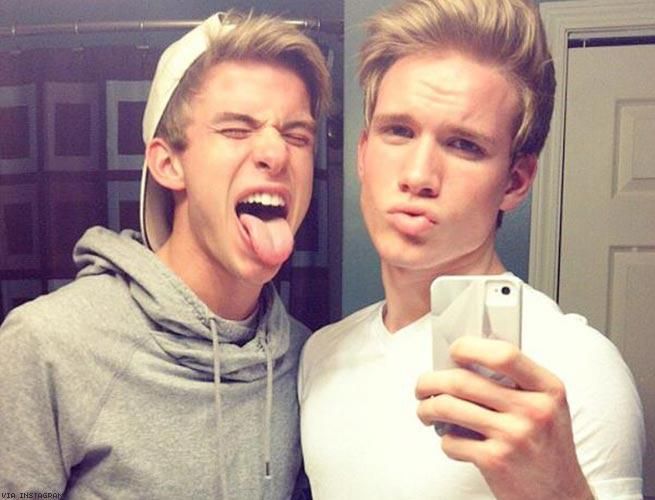 <strong>Aaron and Austin Rhodes</strong>