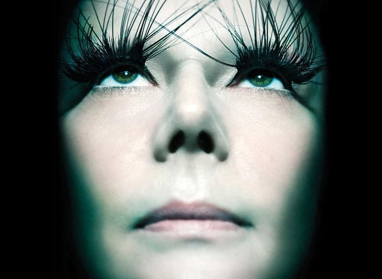Susanne Bartsch in eyelashes designed for MAC Cosmetics