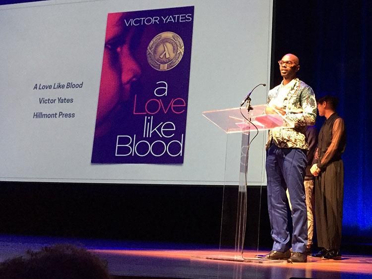 Victor Yates wins for his debut book, 