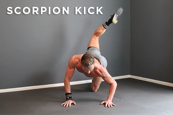 Bootylicious - Exercise 3: Scorpion Kick