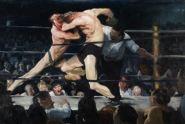 George Bellows, Stag at Sharkey's, 1909