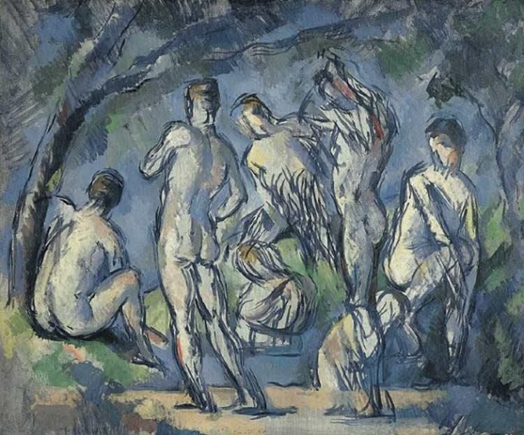 Paul Cézanne, Seven Bathers,1900