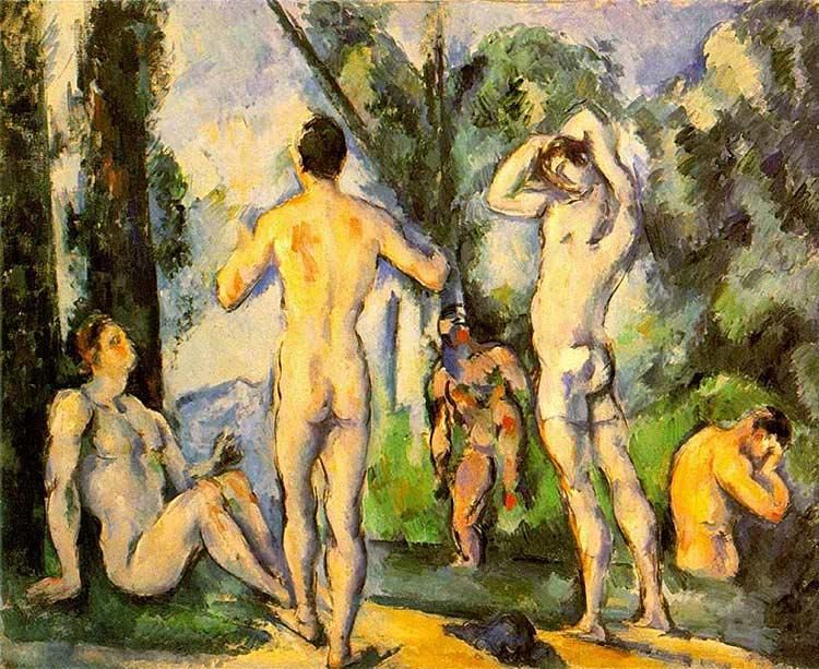 Paul Cézanne, Bathers, 1890