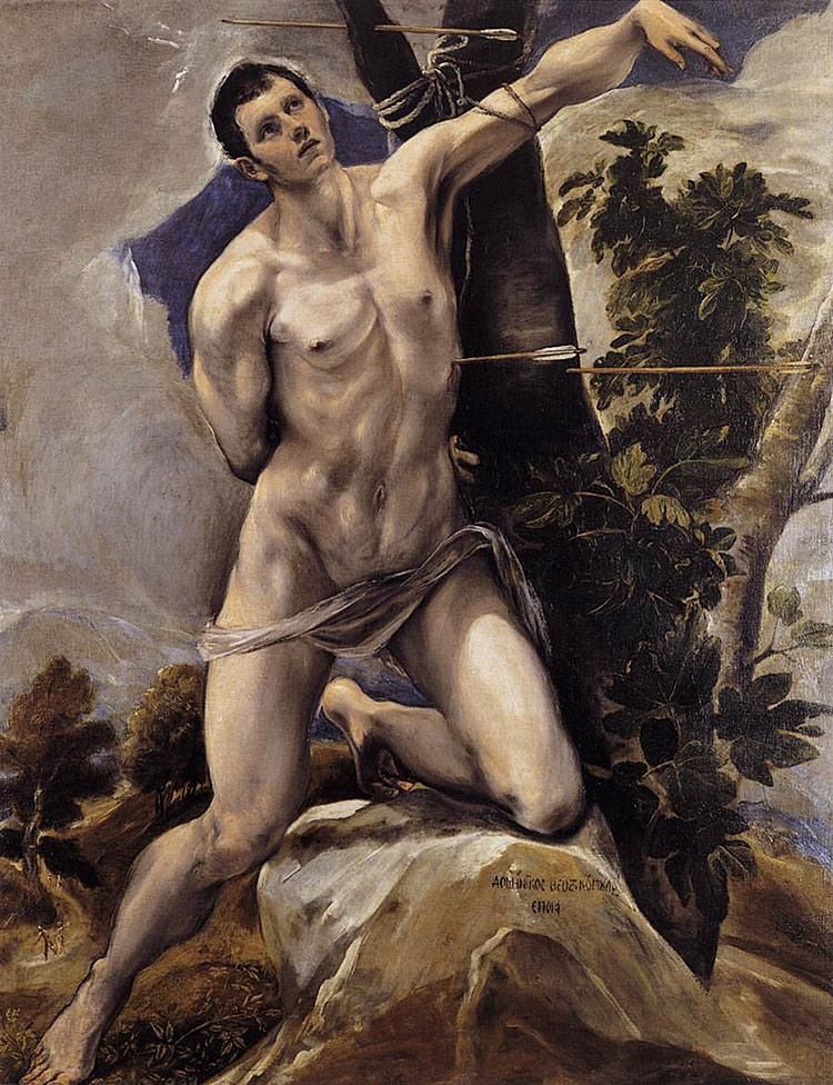 El Greco, Saint Sebastian, 1578