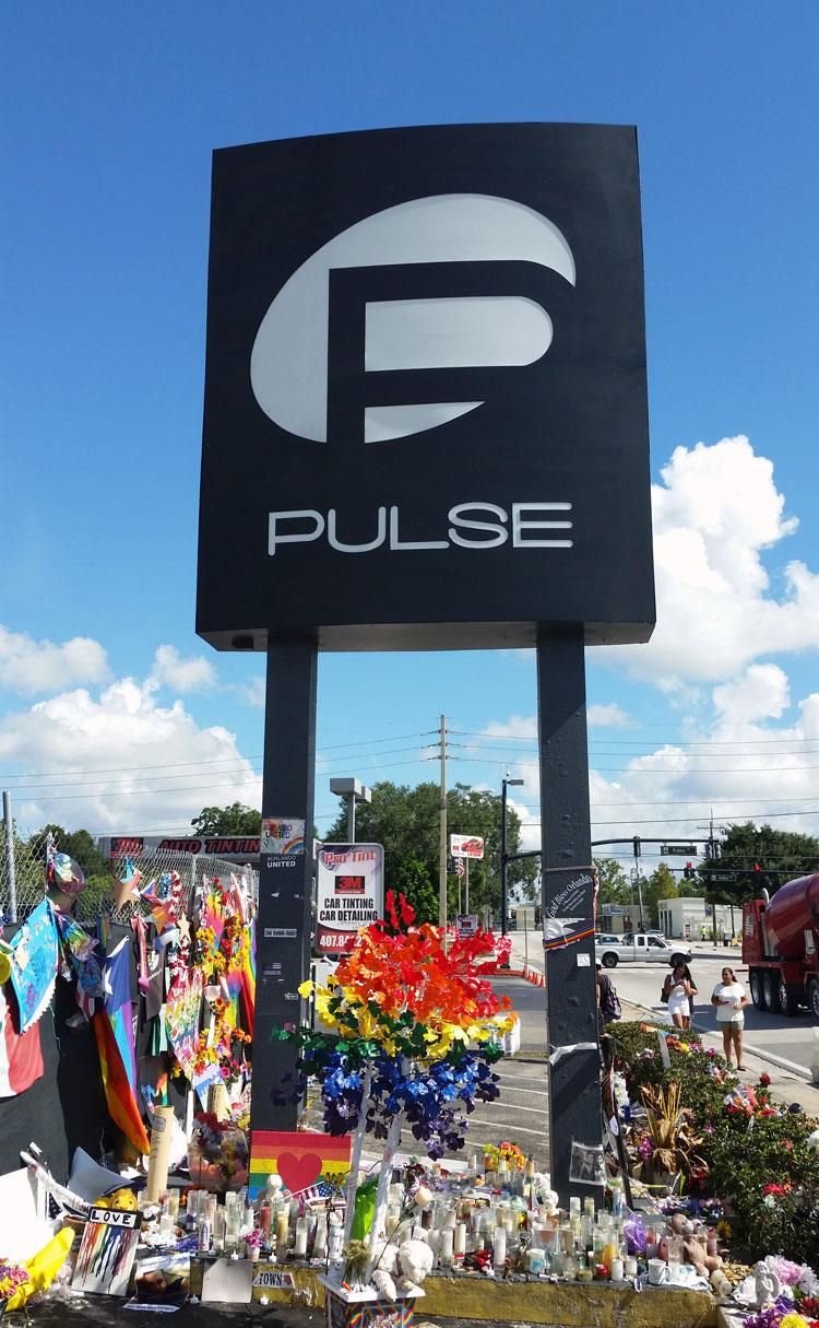 The Orlando club has become a makeshift memorial