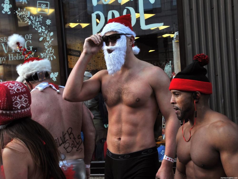 68 Pics of Speedo Santas Heating Up a Cold Boston
