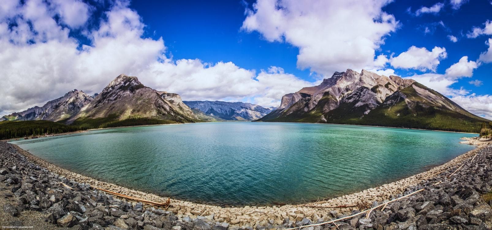 Lake Minnewanka, Alberta, Canada, © George Petropoulos