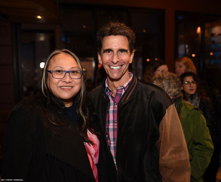 Cecilia Chung and California State Assembly member Mark Leno