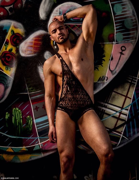 The NoRal Apparel Mesh Sling. Photography: Digital Obsession. Model: Devon