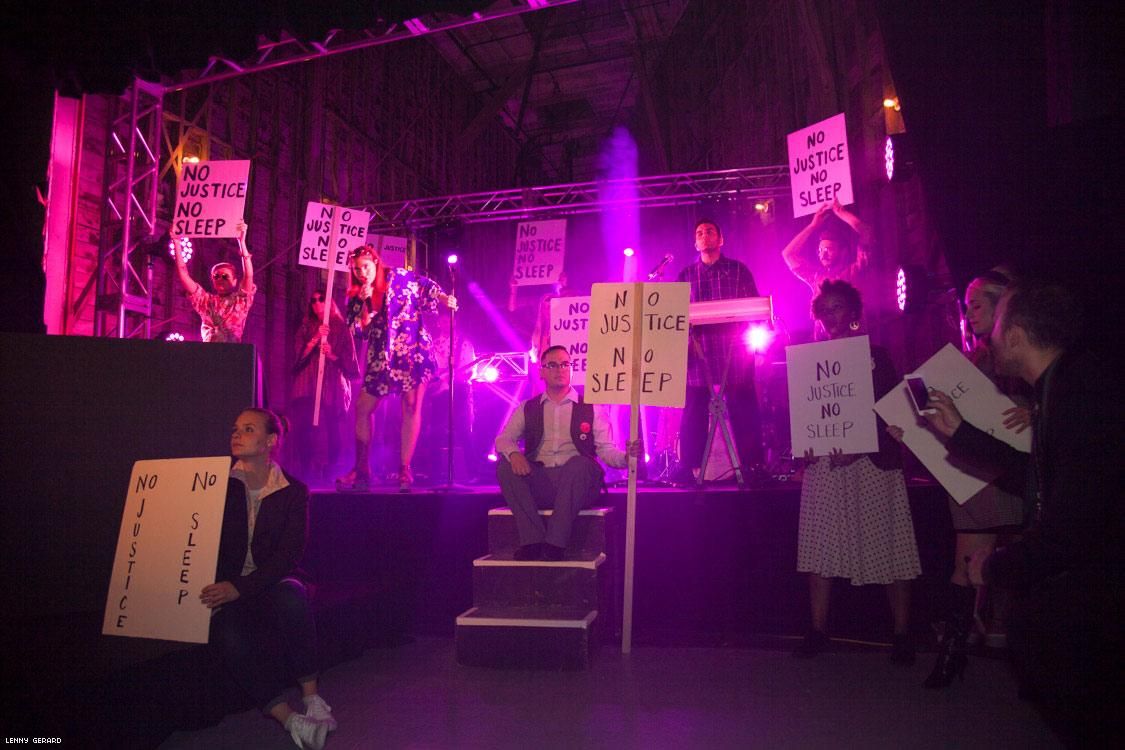 Protest as performance
