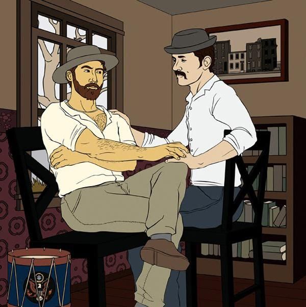 Walt Whitman and Peter Doyle