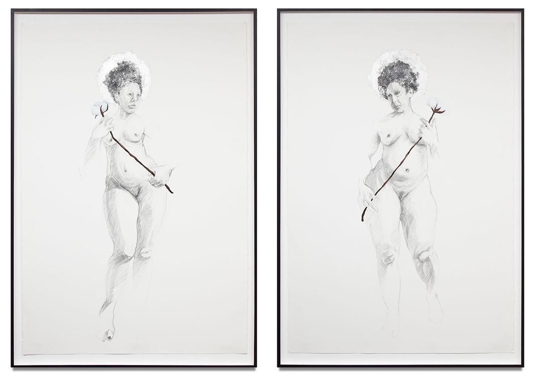Cotton​ ​Series​ ​2​ ​​and​​ ​3​ ​​(Diptych​)​,​ ​2009