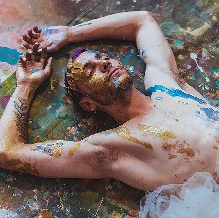 Young artist Tony Devoney is in a polyamorous relationship with the paint, the color, and the canvas. Read more below.
