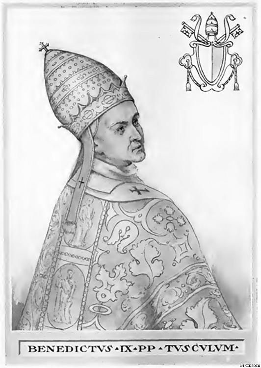 3. Benedict IX (1033-1045; 1047-1048)