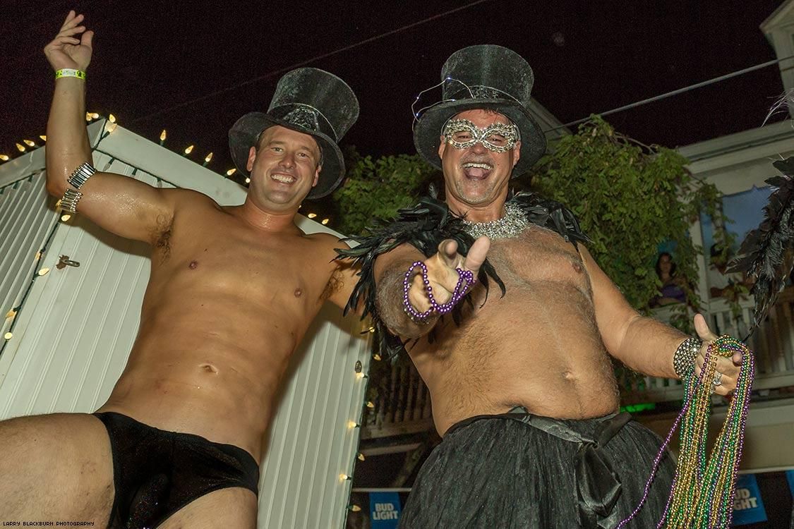 This year’s Fantasy Fest theme was “Time Travel Unravels.” Partygoers traveled nearly naked through the costumes of past civilizations. Read more below.