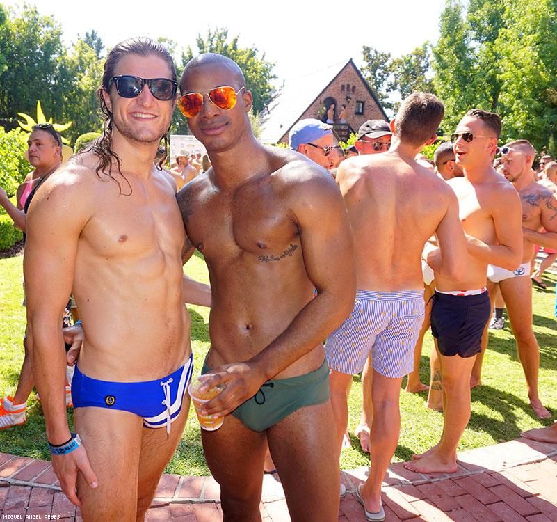 This pool party was so hot, you actually had to get in the water to cool down. Read more below.
