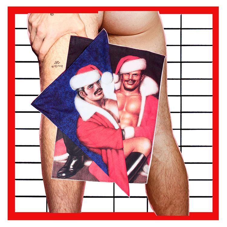 Tom of Finland TOM Time Set of 2 Kitchen Towels by Finlayson