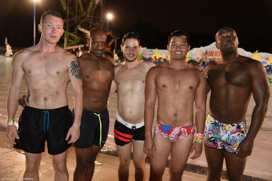 What could be more fun than cocktails, Speedos, and water slides with hundreds of other LGBT fun-seekers?
