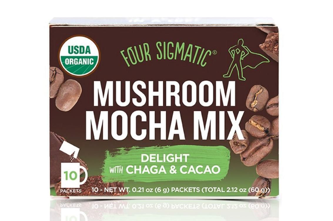 Four Sigmatic Mushroom Coffees are infused with nutrient rich superfoods. Try Dark Roast Mushroom Coffee or Mushroom Mocha Mix. ($10, FourSigmatic.com)