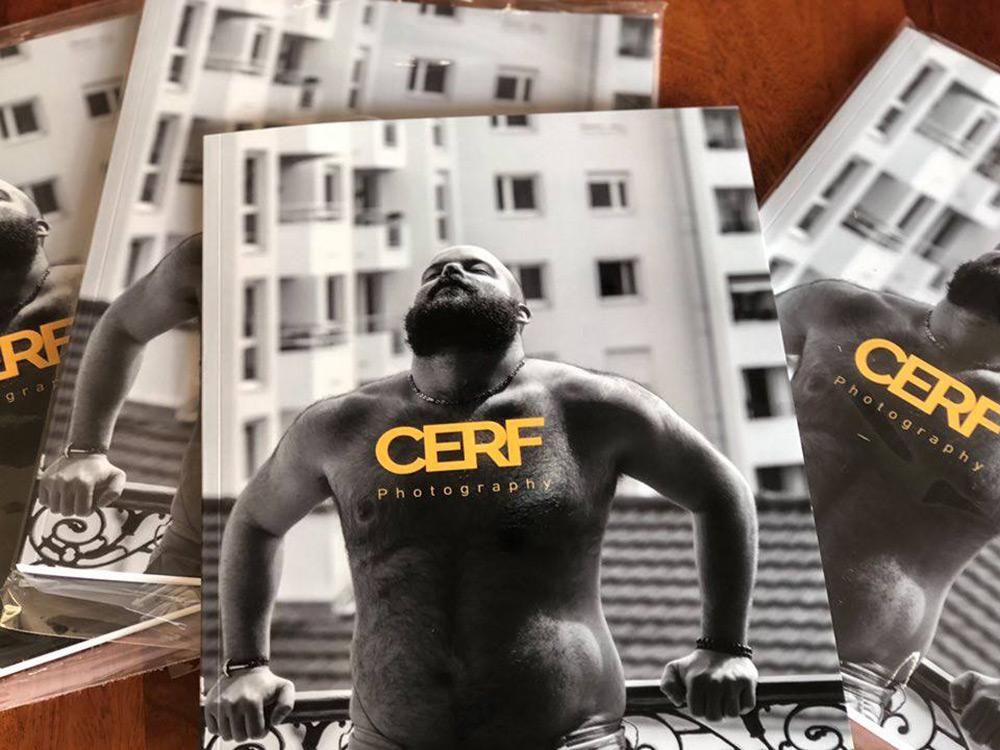 Cerf Photography's new photo book loves big men, small men, men of color, and men of many nations.