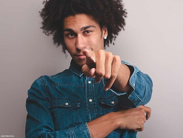 14. Saying “That’s my boyfriend” or “This is my wife.”