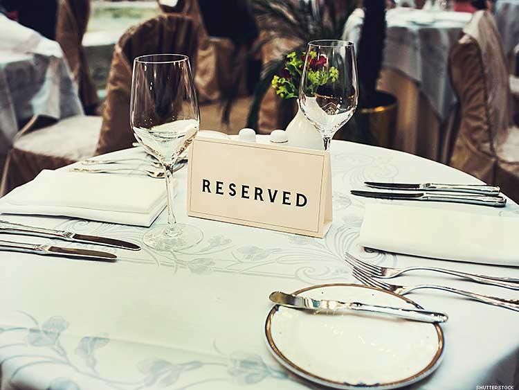 31. Making dinner reservations. 