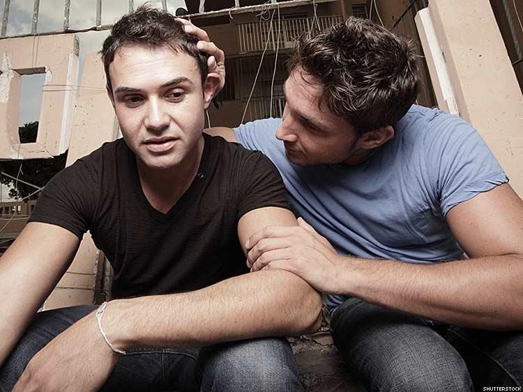 32. Back/hand squeezing in stressful public situations.