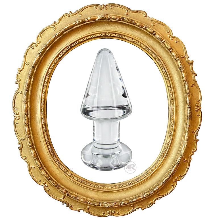 1. A high quality glass butt plug