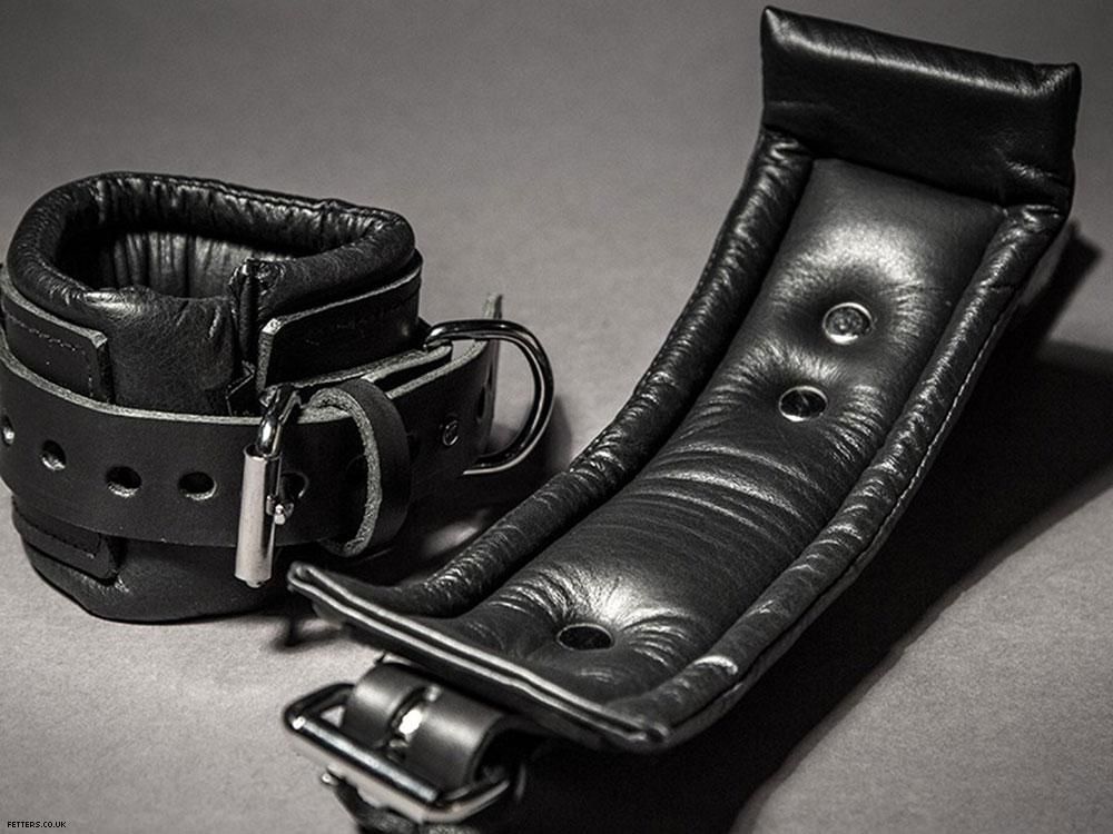 15. Padded leather ankle cuffs. 