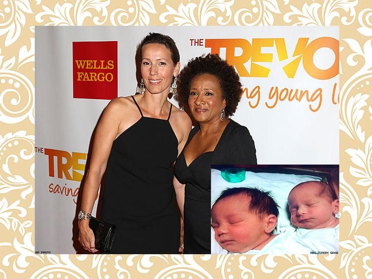 Alex and Wanda Sykes and the Twins
