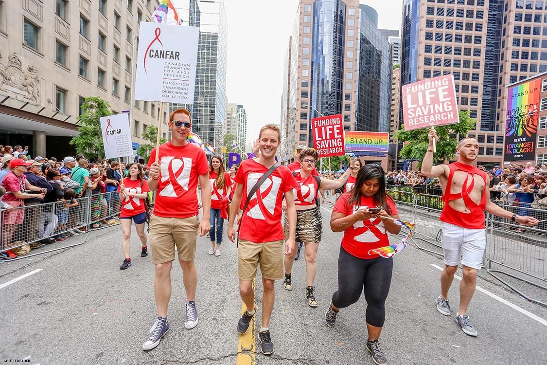4. We march because so many of us died — and are still dying — from a sexually transmitted virus.