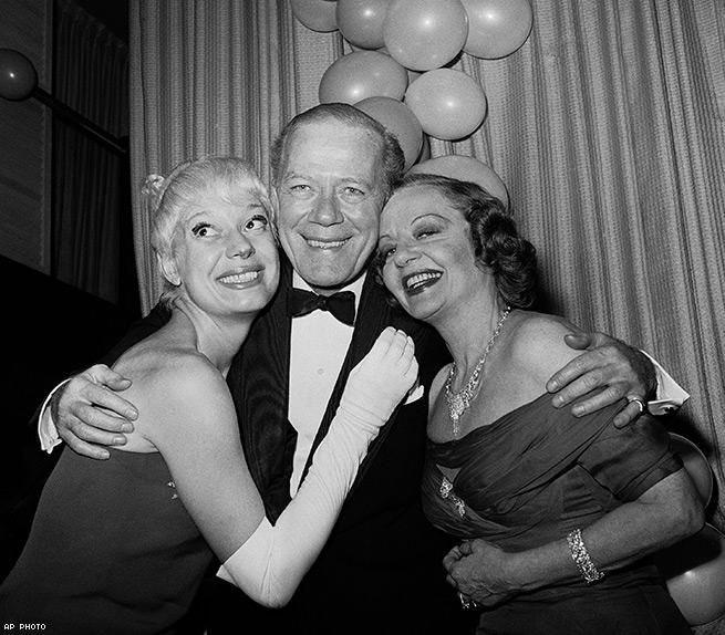 Cyril Ritchard with Tallulah Bankhead and Carol Channing