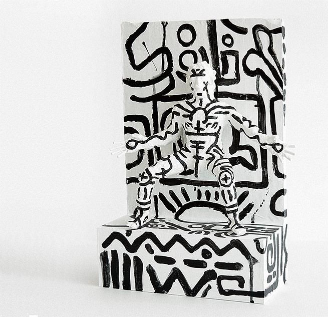 Keith Haring-inspired art