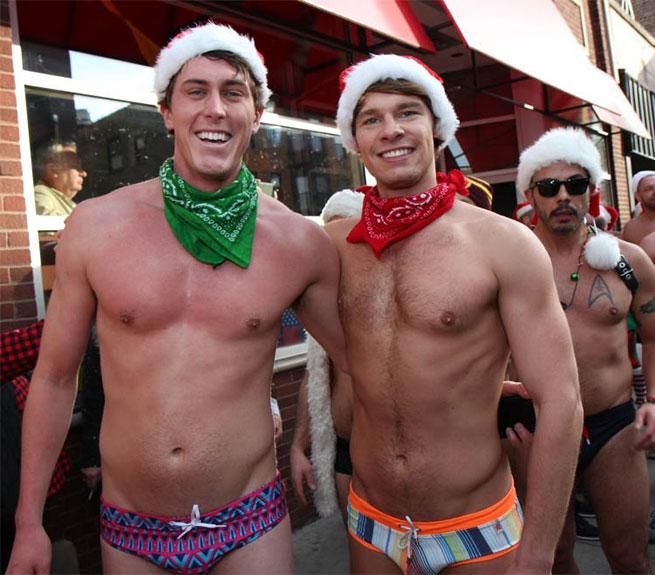 Sidetrack Speedo Santa Flashbacks