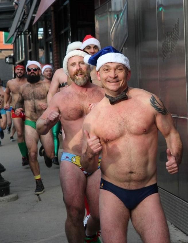 Sidetrack Speedo Santa Flashbacks