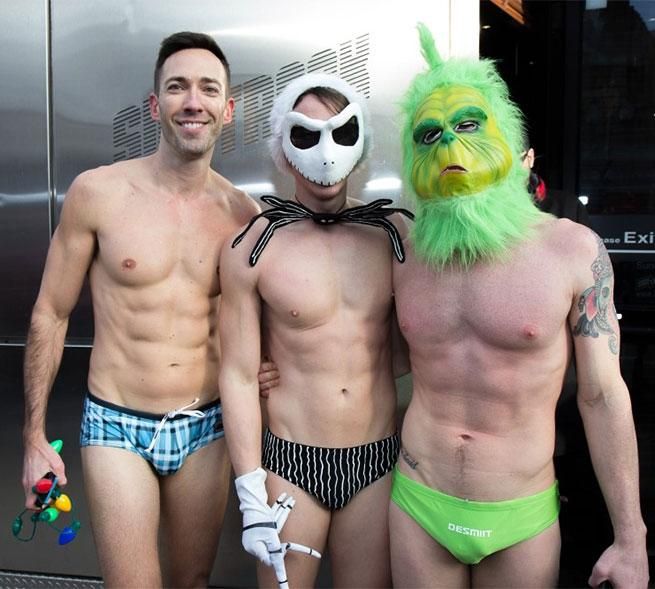 Sidetrack Speedo Santa Flashbacks