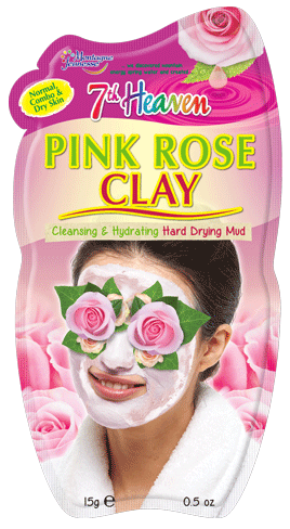 Pink Rose Clay & Charcoal 2-in-1 Mud Masks